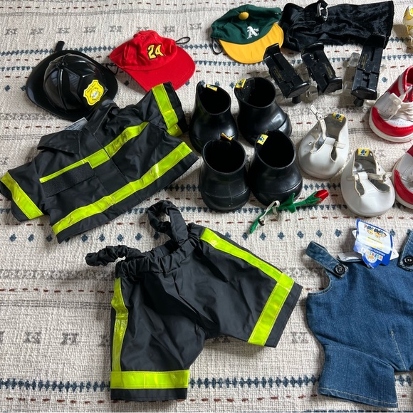 Build a Bear Lot Clothes Firefighter Collector Fireman Outfit + More - Picture 2 of 3